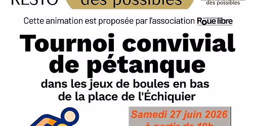 Tournoi de P\u00e9tanque 