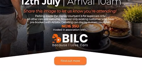 Supercars & Coffee with Artistic Detailing