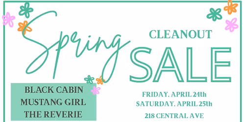 Spring Cleanout Sale