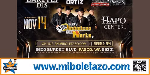 DAREYES DLS, GERARDO ORTIZ, ARLEY PEREZ EN EL HAPO CENTER PASCO