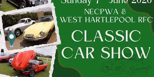 West Hartlepool Classic Car Show 2026 in association with NECPWA