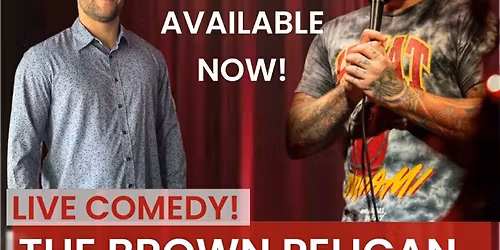 \ud83d\ude02\ud83c\udfa4Comedy Night at The Brown Pelican with Brad Allred! \ud83d\ude02\ud83c\udfa4