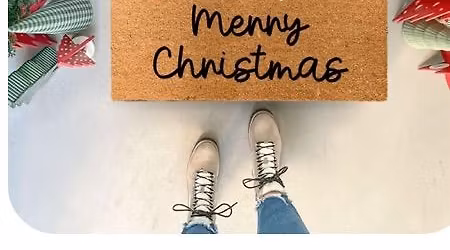 Winter \/christmas mats