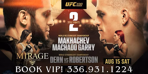 UFC 330 Watch Party @ Mirage Exotic Nightlife! Saturday, August 15th!!