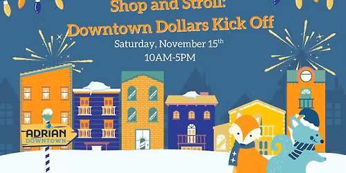Shop and Stroll: Downtown Dollars Kick Off