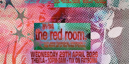 the red room. non-stop hyperpop, electronic + rap from ur fav boss b*tches.