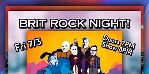 In Rainbows \/ FAB! - British Rock Night at Regal Rooms