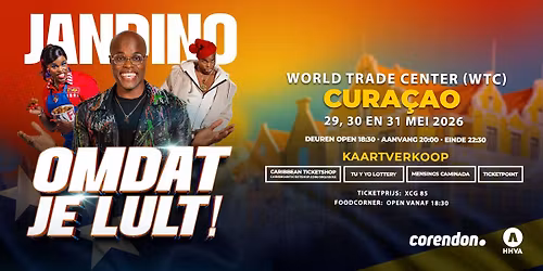 Comedyshow Omdat Je Lult - Cura\u00e7ao 