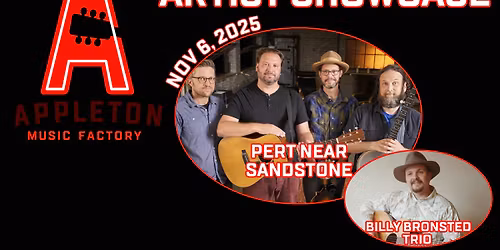Pert Near Sandstone with the Billy Bronsted Trio at Appleton Music Factory