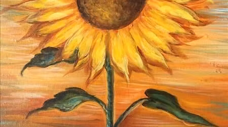 Sunflower on Sunset Paint Night Starting at $35 + $15 Candles