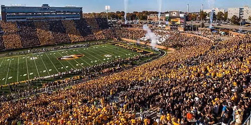 Missouri Tigers at Kansas Jayhawks Football at Memorial Stadium-KS