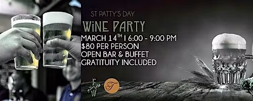 St Patty's Day Wine Party at Treleaven Wines
