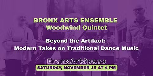 BAE Woodwind Quintet at BronxArtSpace