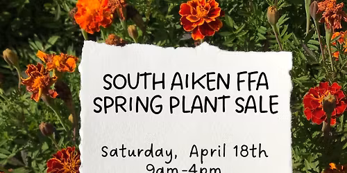 SAHS FFA Spring Plant Sale