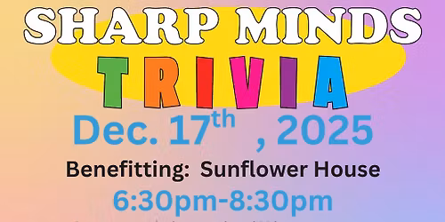 Sharp Minds Trivia Night at Restless Spirits Distilling Company