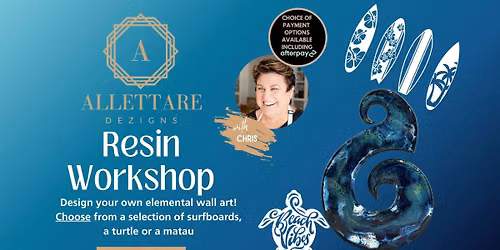 \u2728\ud83c\udfa8NEW WORKSHOP: Elemental Wall Art Experience: Create Your Own Resin Statement Piece!