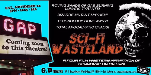 SCI-FI WASTELAND - Four Film Marathon on 35mm