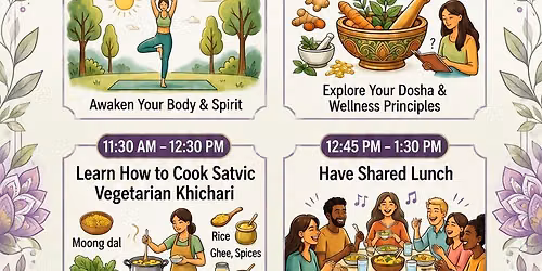 \ud83c\udf3f HALF-DAY AYURVEDA & YOGA RETREAT \ud83c\udf3f \u2728 A Journey to Balance, Nourishment & Peace
