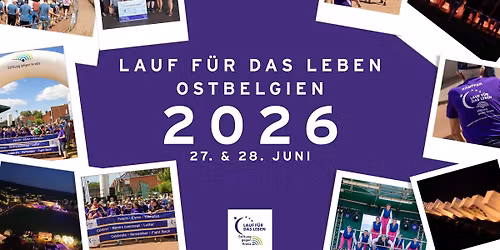 Lauf f\u00fcr das Leben Ostbelgien 2026