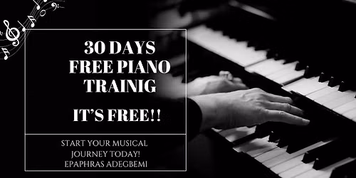 Online 30 days free piano training