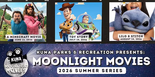 Kuna Moonlight Movies: Summer 2026 Series