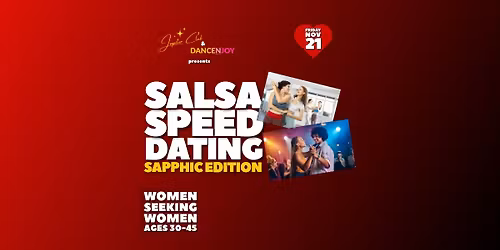 Salsa Speed Dating: Sapphic Edition (Women Seeking Women) Ages 30-45