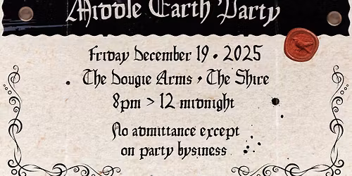 Middle Earth Party
