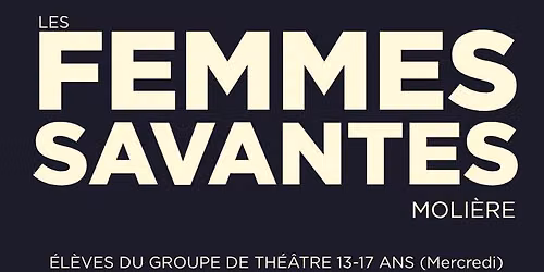 Les femmes savantes - Molière