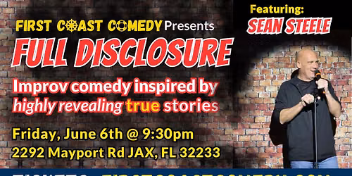 Full Disclosure: improv comedy inspired by storyteller Sean Steele