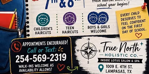 Pay what you can back to school haircuts