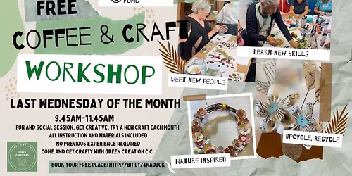 Free Coffee & Craft Workshop - Wildbrook Community Food and Growing Hub &