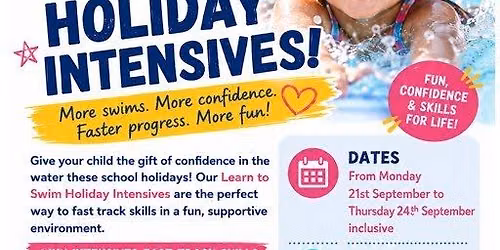 Learn To Swim Holiday Intensive