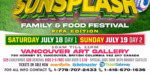 Vancouver Reggae Sunsplash: 2 Day Festival!