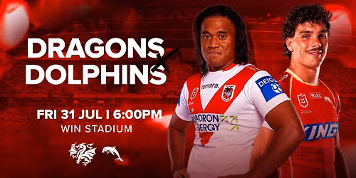 2026 NRL Telstra Premiership - Dragons v Dolphins