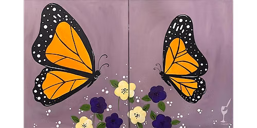 Beautiful Monarch Butterfly Dance - Paint and Sip in Houston | Classpop!\u2122