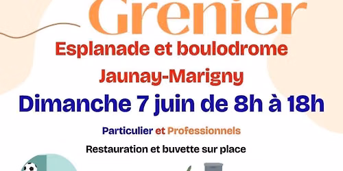 Vide grenier du CNJC
