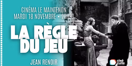"La R\u00e8gle du jeu" de Jean Renoir | Cin\u00e9 Culte #13 au Maintenon de Bagn\u00e8res-de-Bigorre