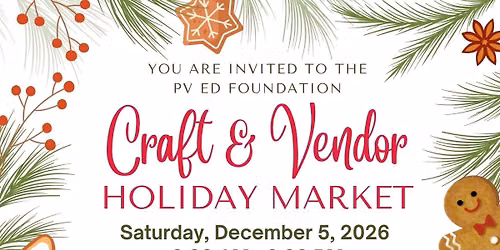 2026 Craft & Vendor Holiday Market