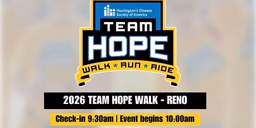 2026 Team Hope Walk - Reno, NV