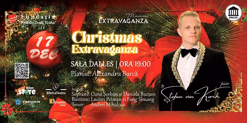 Christmas Extravaganza  cu tenorul \u0218tefan von Korch \u0219i invita\u021bii 