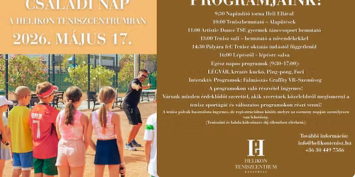 Csal\u00e1di nap a keszthelyi Helikon Teniszcentrumban