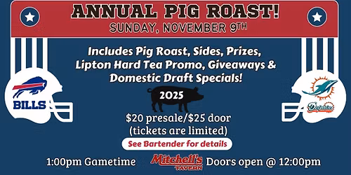 Pig Roast for the Bills game \ud83d\udc16\ud83c\udfc8