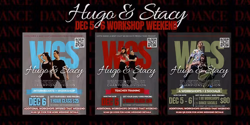 Hugo and Stacy Workshop Weekend