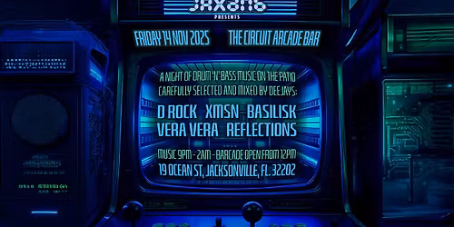 JaxDnB Patio Takeover at The Circuit Arcade Bar - 14 Nov 2025
