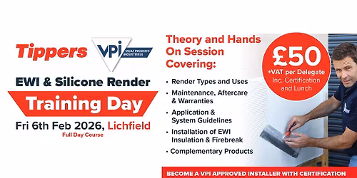VPI Externall Wall Insulation (EWI) & Silicone Render Training Day - Lichfield