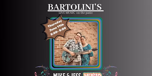 Music on Bartolini's Patio with Mike and Jess 