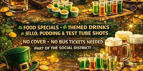 Port Huron Downtown Social district St Patrick's Day Bash