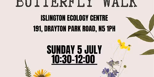 BUTTERFLY WALK WITH AN EXPERT GUIDE (FREE)