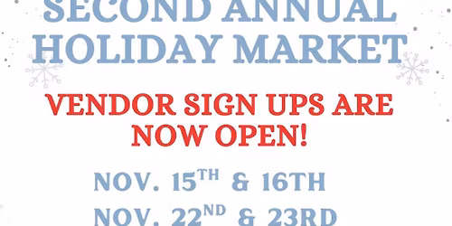 SECOND ANNUAL HOLIDAY MARKET
