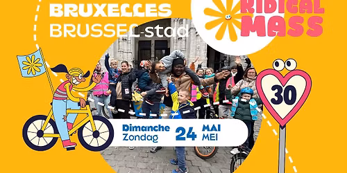 Kidical Mass 1000 @ Bruxelles-Ville \/ Brussel-Stad